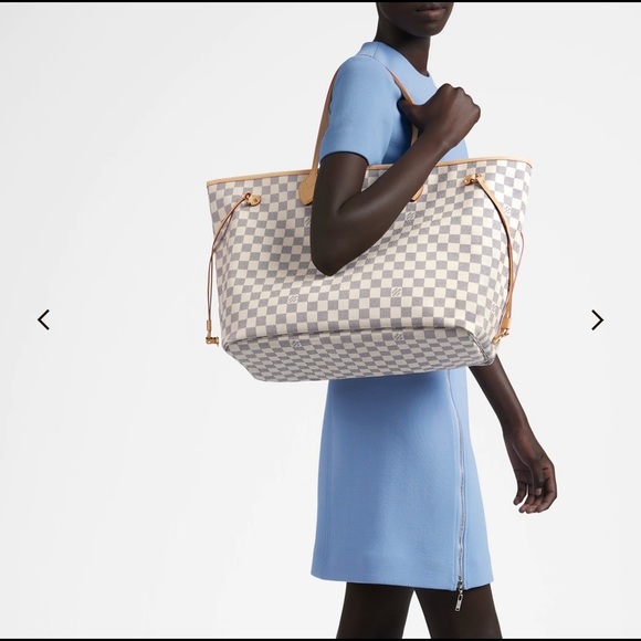 AUTHENTIC SOLD-OUT EVERYWHERE! GM Damier Azur Neverfull. 15.4 x 12.6 x 7.9 in. - Picture 12 of 13